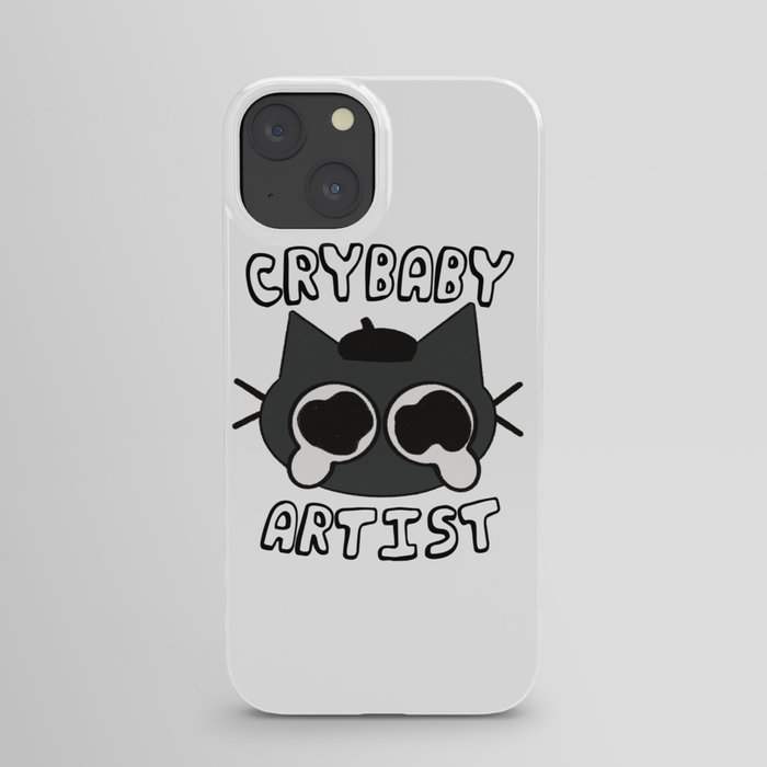 Crybaby Artist Cat iPhone Case