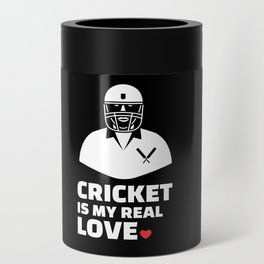 I love cricket Stylish cricket silhouette design for all cricket lovers. Can Cooler