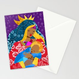 Virgin Mary and Child Stationery Card
