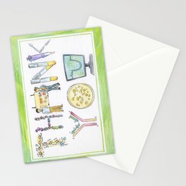Biology Thank You card Stationery Card