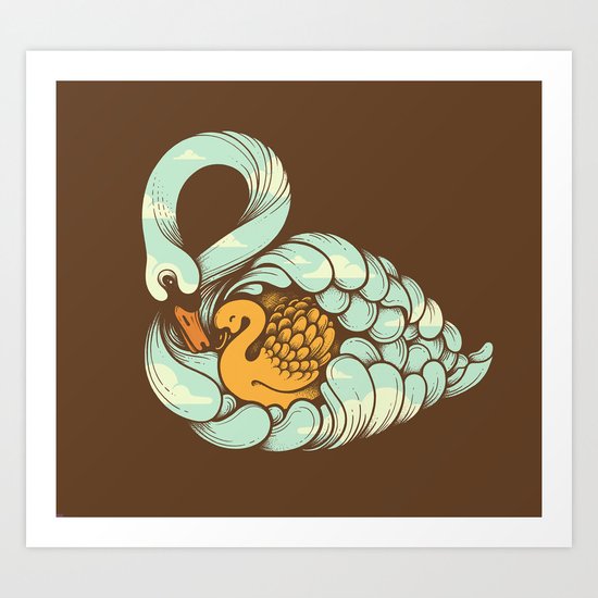First Embrace Art Print