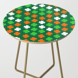 Shamrock Irish colour St Patricks Day design Side Table