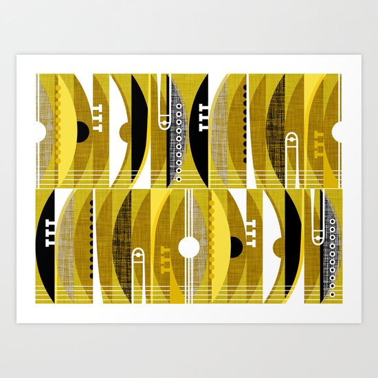 Rhythm n Brass Art Print