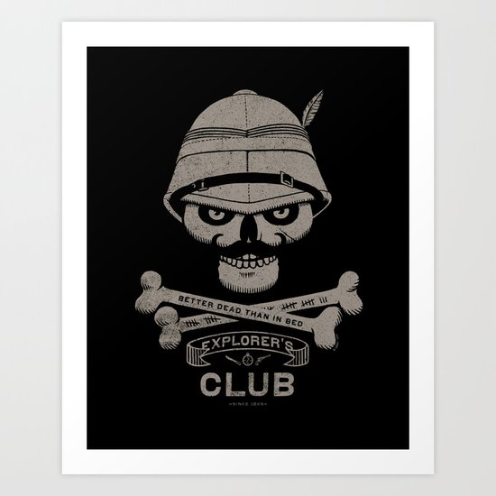 Explorer's Club Art Print