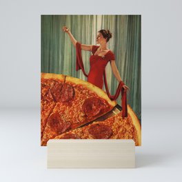 Pizza Party II Mini Art Print