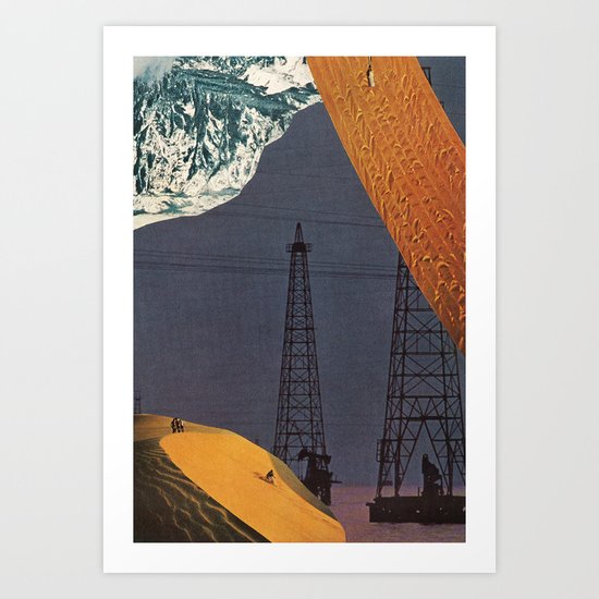gold dream Art Print