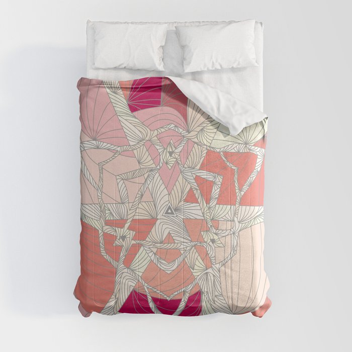 Kaleidoscope Rose Comforter