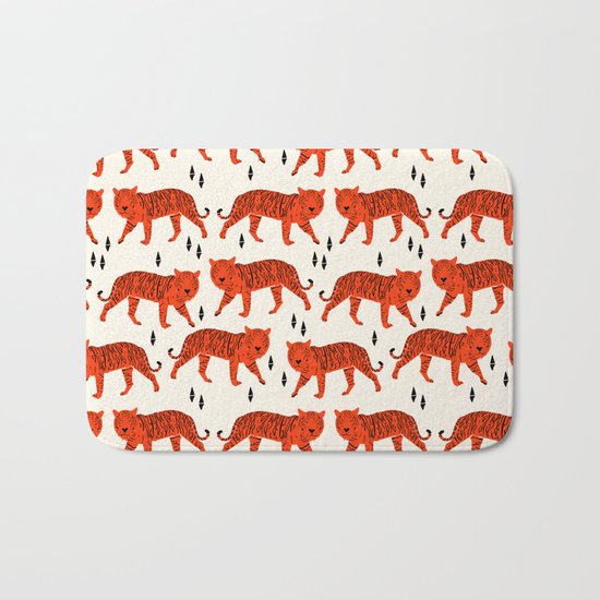 Tiger by Andrea Lauren Design Bath Mat