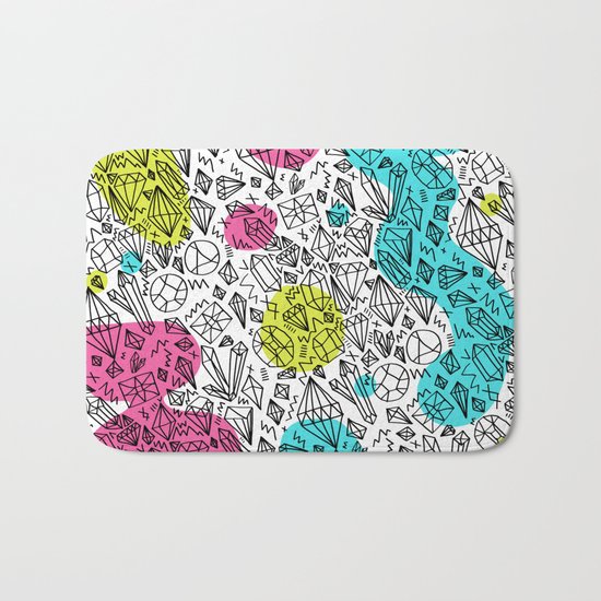 gem stones Bath Mat