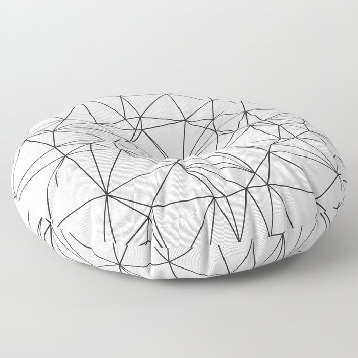Triangular Deconstructionism Floor Pillow