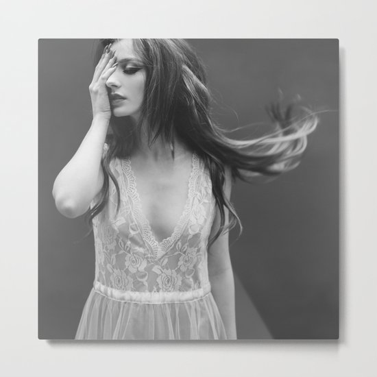 Black wind Metal Print