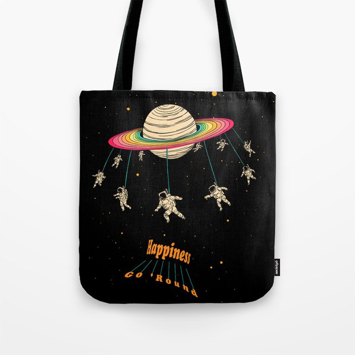 Happiness Go Round Tote Bag