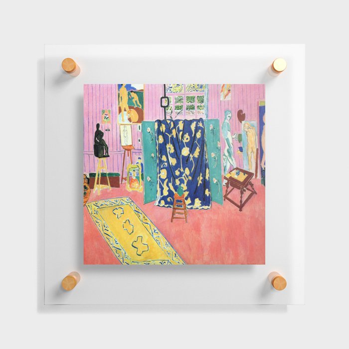Henri Matisse The Pink Studio Floating Acrylic Print