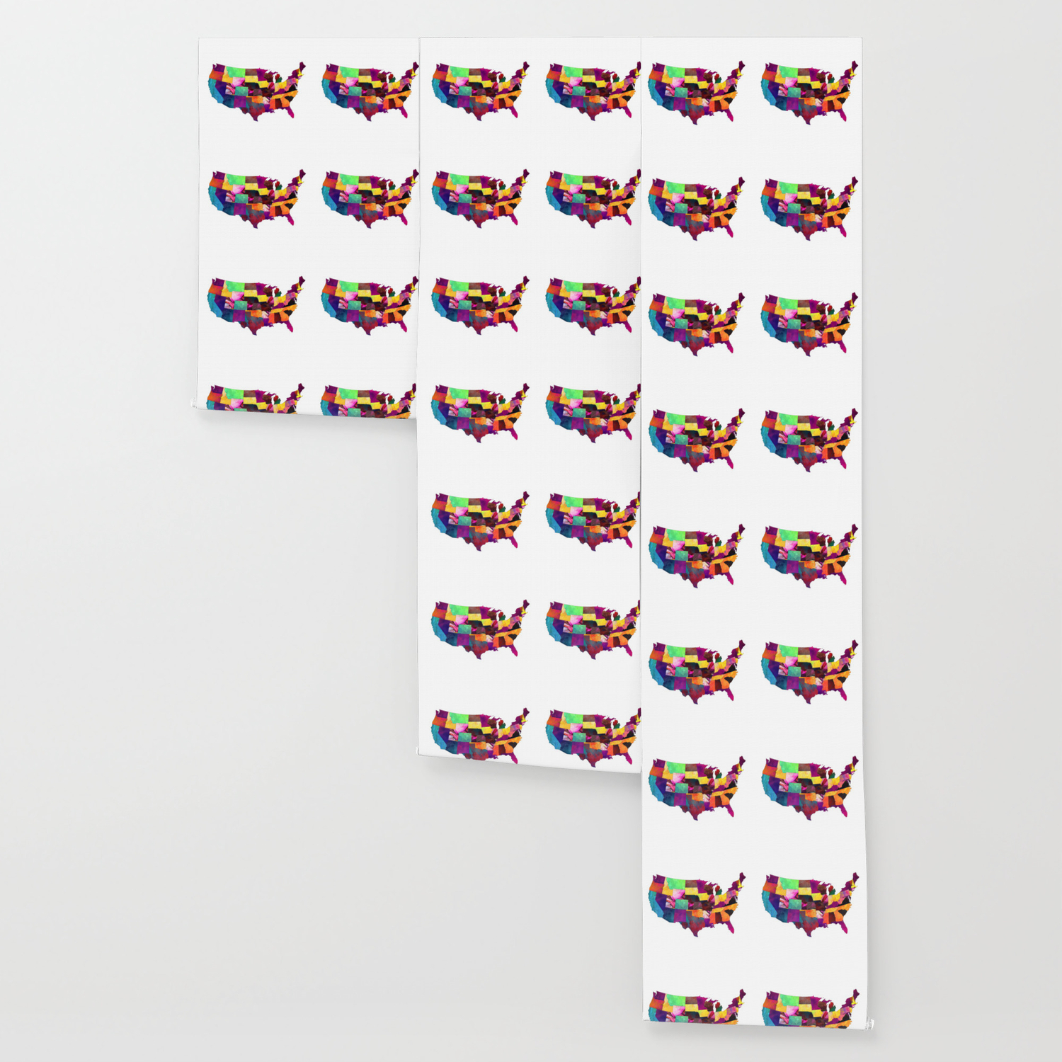 Usa Map Art 1 Usa Map Wallpaper By Jbjart Society6