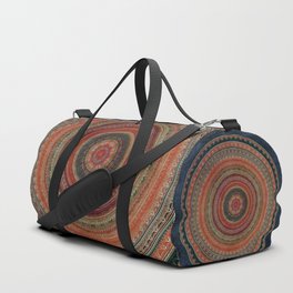 Earth Tone Colored Mandala Duffle Bag