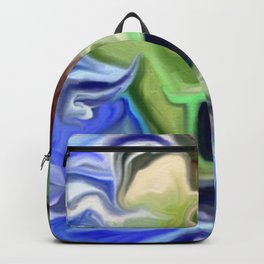 Earth Planet Pattern Backpack