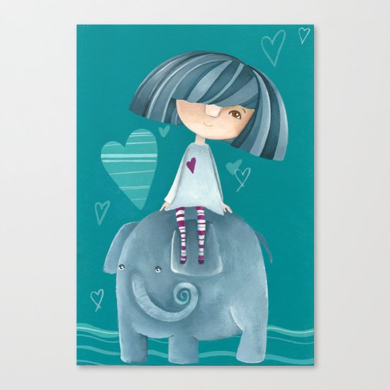 Elephant Canvas Print