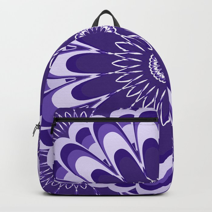 Purple Mandala Bloom Backpack