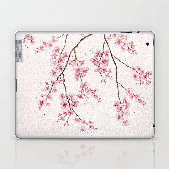 Can You Feel Spring? - Cherry Blossom  Laptop & iPad Skin