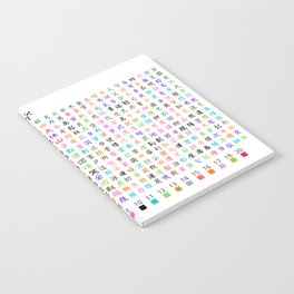 Kanji Chart Strokes Notebook