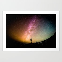 2024: A Space Odyssey | Contemplating God Art Print
