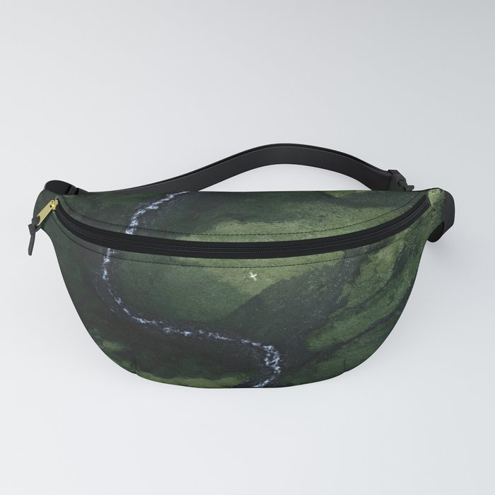 River In A Green Mountain Valley Fanny Pack