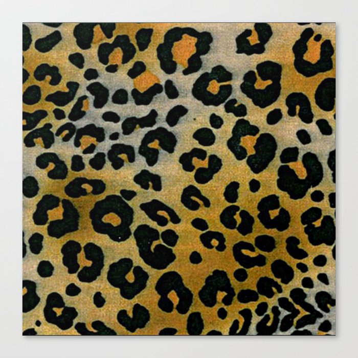 Cheetah Animal Pattern Print Canvas Print