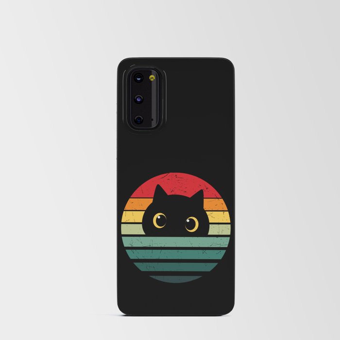Cute Cat Vintage Retro Android Card Case
