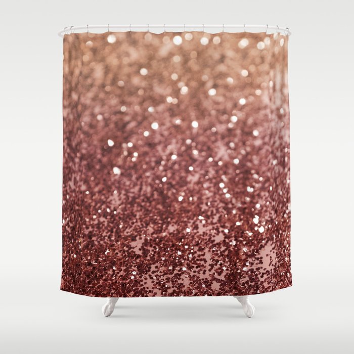Cafe Au Lait Glitter #1 (Faux Glitter) #shiny #decor #art #society6 Shower Curtain