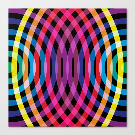 Ripple pattern Canvas Print