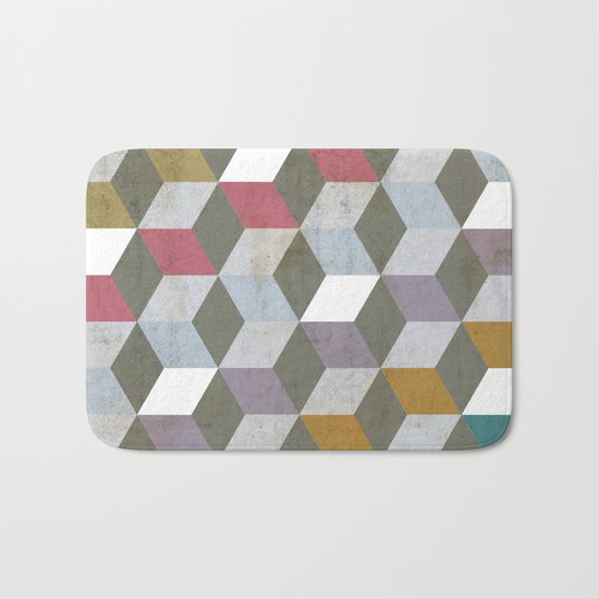 Geometric pattern Bath Mat
