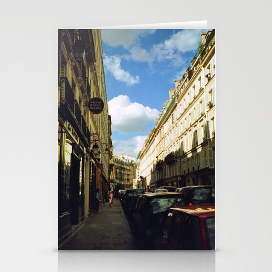 Paris in 35mm Film: Rue Malher in Le Marais Stationery Cards
