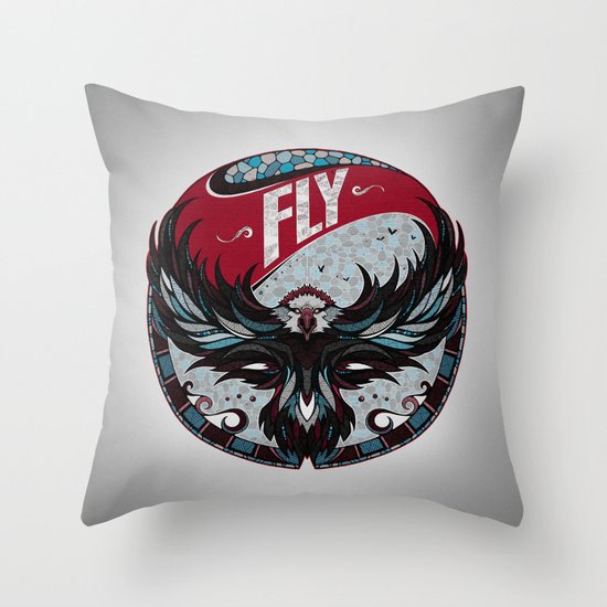 Fly Throw Pillow