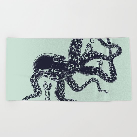 Experimental Music Beach Towel