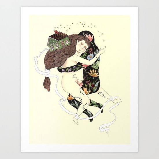 I'm Trying Art Print