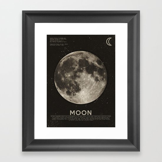 The Moon Framed Art Print