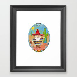 Mexican Gnome Framed Art Print