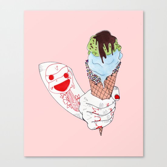 Yum Town Canvas Print