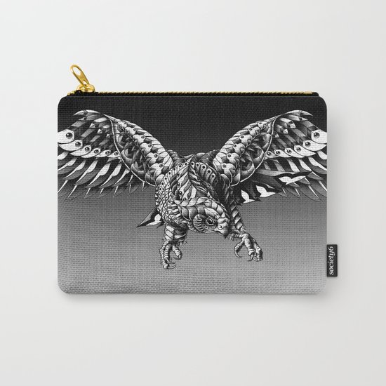 Ornate Falcon Carry-All Pouch