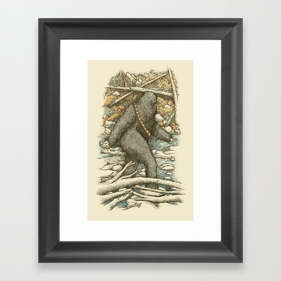 Went for a Wook Framed Art Print