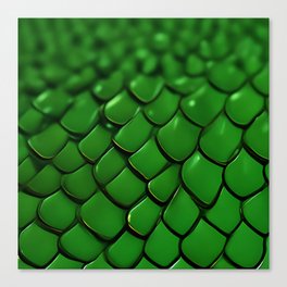 Dragon Skin (Green) Canvas Print
