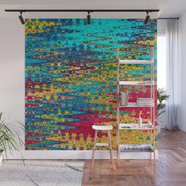 Abstract In Zigzag Waves  Wall Mural