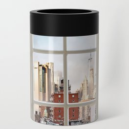 Window to New York City Can Cooler