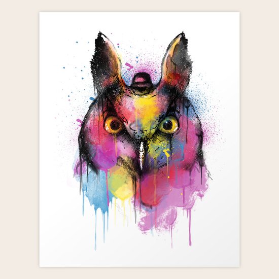 Mr. Owl Art Print