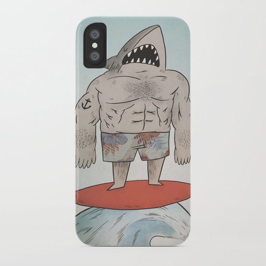 Surf Shark iPhone Case
