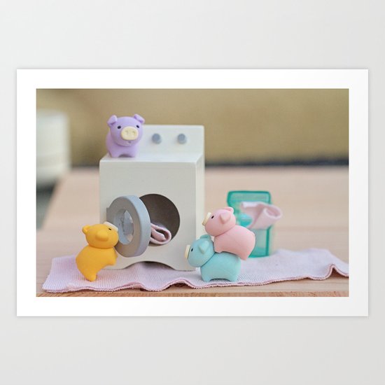 Laundry Day Art Print