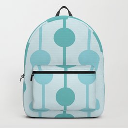 Droplets Pattern - Pale Blue Pastel Greens Backpack