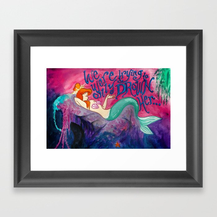 Mermaid Lagoon Framed Art Print