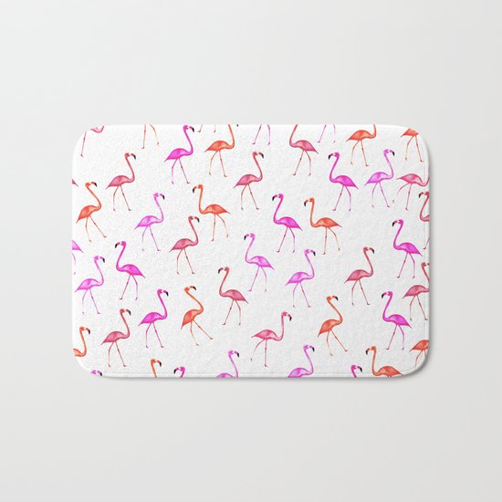 FLAMINGoS Bath Mat