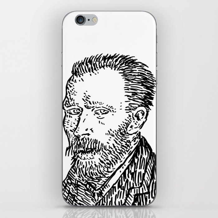 Van Gogh White iPhone Skin